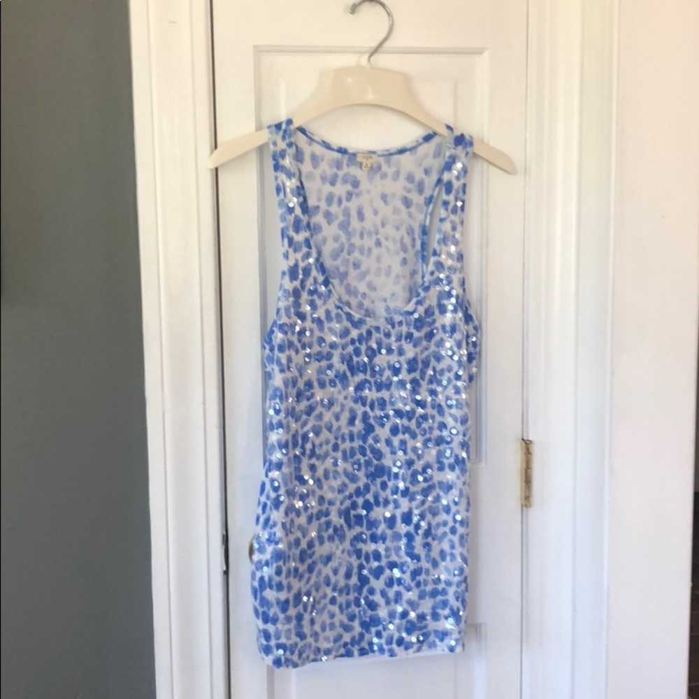 J. Crew Sequin Tank Top